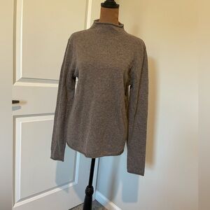 Magaschoni Cashmere Sweater in Soft Brown